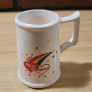 Vintage Kings Dominion Amusement Park Mug Shot Glass